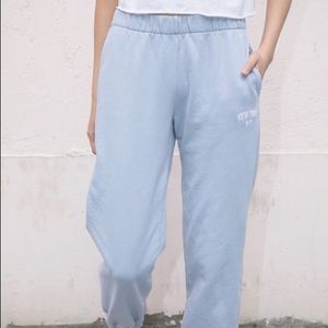 Baby blue brandy Melville sweatpants worn twice